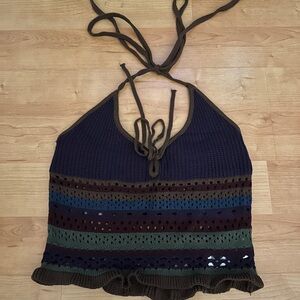 Boho Crochet Halter Top